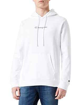 Champion Soft Fluo, Sudadera con capucha, para Hombre, Color Blanco., XL