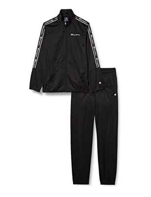 Champion Tracksuits-American Tape Chaqueta Deportiva, Negro, 7-8 años niños y niñas