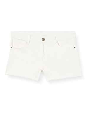 Charanga SUCOSIK Pantalones Cortos de Jean, Blanco, 3-4 para Niñas