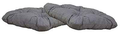 Chicreat Cojines para asiento, 50 × 50 × 8 cm, gris claro (juego de 2)