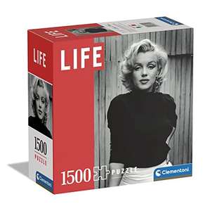 Clementoni- Puzzle Marilyn Monroe 1500 Piezas