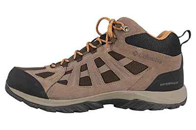 Columbia Redmond III Mid Waterproof, Zapatillas para Caminar Hombre, Alce cordobés, 47 EU