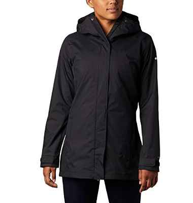 Columbia Splash A Little II , Chaqueta impermeable Mujer, Negro (BLACK), L