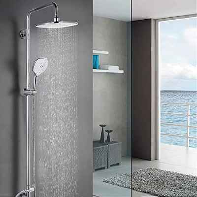  Columna de ducha anti-calcáreo de acero inoxidable  APEXFORGE