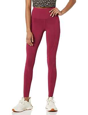 Core 10 Leggings Térmicos para Correr, 68,58 cm, a Prueba de Sentadillas, con Paneles de Malla Mujer, Ciruela, 36