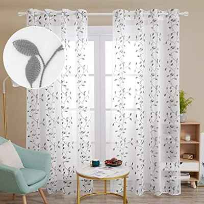 Cortinas Translucidas de Hojas 140x260cm