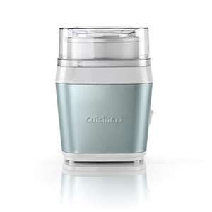 Cuisinart ICE31GE Heladera 1.4L, Maquina para Hacer Helado Cremoso y Saludable, Paleta Especial Fruta, Helado Casero en 25 Minutos,