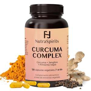 curcuma complex con extracto de jengibre y pimienta negra. 120 pastillas de cúrcuma para fortalecer el sistema inmunológico