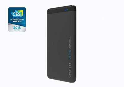 Cygnett ChargeUp Pro - Powerbank de 20000 mAh, 63 W, USB-C, Color Negro
