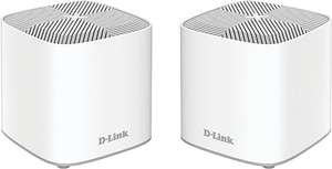 D-Link COVR-X1862,2 extensores red WiFi6, AX1800 Mbps, 2p Gigabit, modos router y extensor (funciona con cualquier router/operadora)