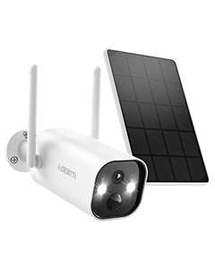 DEATTI 2K Camara Vigilancia WIFI y Panel