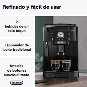 De'Longhi Magnifica Cafetera automática, Boquilla para Leche, Cafetera Espresso del Grano a la Taza