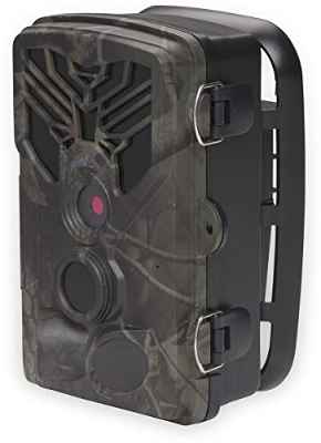 Denver Cámara de Caza WCT-8020W. Cámara Digital con Sensor de Movimiento CMOS de 8 MP. Función WiFi. Luz infrarroja para Uso Nocturno. Resistente al Agua. Tamaño pequeño, Negro