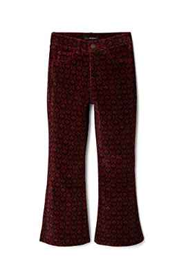 Desigual Kids New SS22 Pantalones Casuales, Red, 4-Mar Muchachas