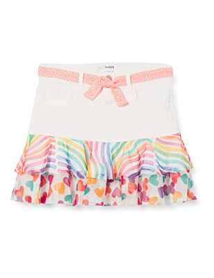 Desigual Skirt_Suiza Falda, Blanco, 5-6 Años para Niñas