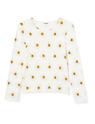 Desigual TS_Brooks Camiseta, Blanco, 11-12 Años para Niñas