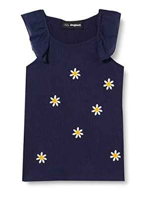 Desigual TS_Garbo Camiseta, Azul, 11-12 Años para Niñas