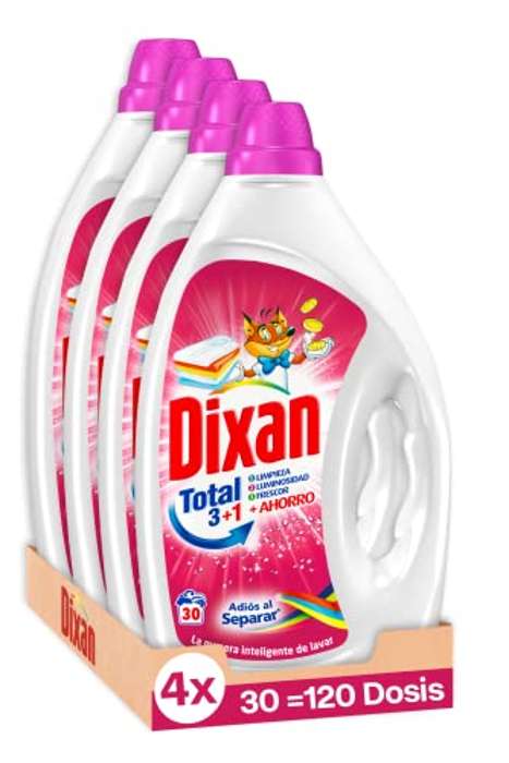 Dixan Gel Adiós al Separar Total 3+1