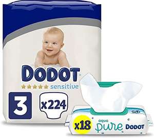 Dodot Pañales Bebé Sensitive (Talla 3)