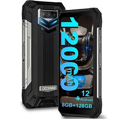 DOOGEE S89 Movil Resistente Agua y Golpes, Batería 12000mAh(33W), Movil Todoterreno Android 12 Octa Core, 8GB +128GB IP68 IP69K, Cámara Triples 48MP+Visión Nocturna 20MP, Dual SIM NFC/OTG/WiFi