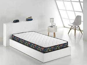 Dormio Sport-Visco - Colchón Viscoelástico 90x190x14 cm, Firmeza Media