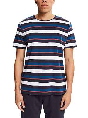 edc by Esprit 992CC2K307 Camiseta, 402/NAVY 3, XL para Hombre