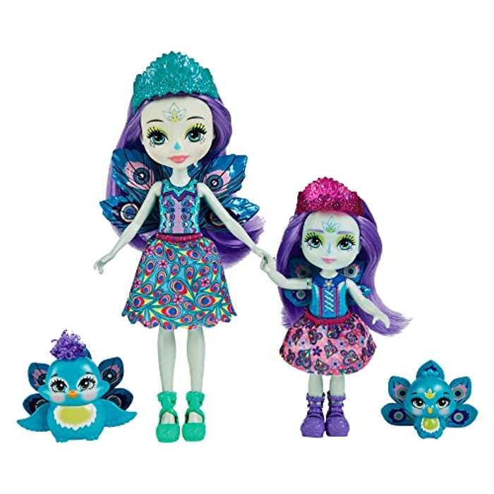 Enchantimals Hermanas Patter y Piera Peacock