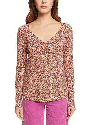 Esprit 112cc1k302 Camiseta, 619/Cherry Red 5, M para Mujer