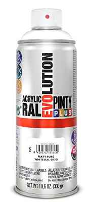Evolution pinty p. M123014 - Pintura spray acrilica 520 cc blanco mate