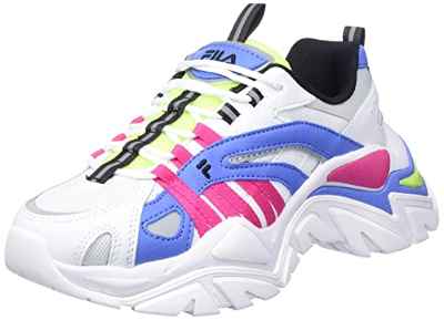 FILA ELECTROVE CB wmn, Zapatillas Mujer, Blanco Ultramarino, 38 EU