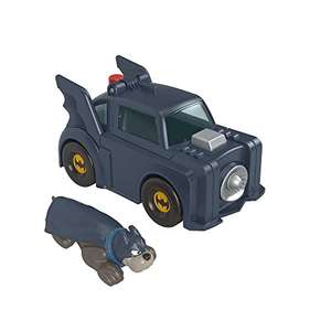 Fisher-Price DC Comics DC Liga de Super Mascotas Ace Coche Lanzador de Juguete.