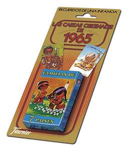 Fournier- Familias 7 Países Baraja de cartas infantil clásica,