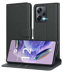 Funda para Xiaomi Redmi Note 12 Pro+ 5G, Funda Tipo Billetera de Cuero