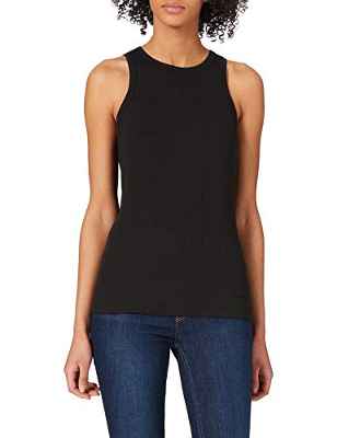 G-STAR RAW Engineered Rib Camiseta Inferior, Dk Black C678-6484, XS para Mujer