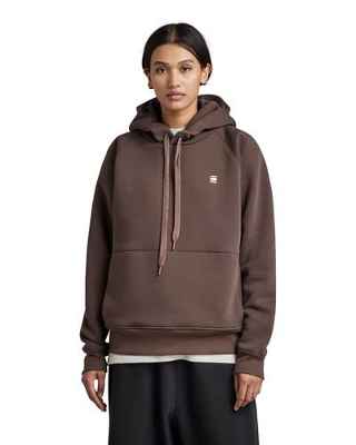 G-STAR RAW Sudadera con capucha Premium Core 2.0, Sudadera Mujer, Marrón (Chocolate), M