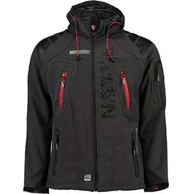 Geographical Norway-Chaqueta SOFTSHELL de hombre TECHNO Gris Talla L