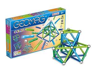 Geomag Classic Color Construcciones magnéticas y juegos educativos, 91 piezas (263), Multicolor
