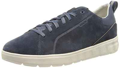 Geox U Spherica Ec4, Zapatillas, para Hombre, Azul (Avio), 45 EU