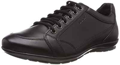 Geox U Symbol D, Derby para Hombre, Negro (Black C9999), 47 EU