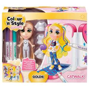 Goliath Colour N Style Pasarela Colorea y Personaliza a Goldie y su Armario