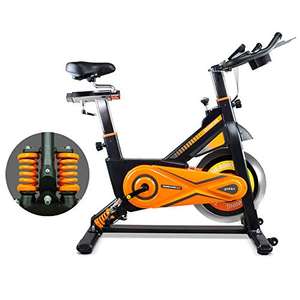 Gridinlux | Trainer Alpine 8500 | Bicicleta estática | Volante de Inercia 25 kg | Sistema de Absorción de impactos | Pantalla LCD
