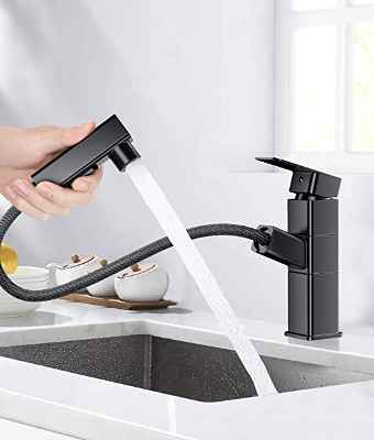 Grifo de cocina extraíble con 3 modos de rociado