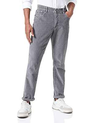 Hackett London Cord 5 Pkt Pantalones, Gris, 29W / 30L para Hombre