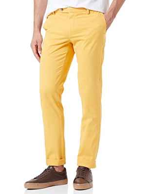 Hackett London Core Kensington Pantalones Informales para Hombre, Honey Gold., 34W / 34L
