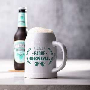 HappyMots Jarra de Cerveza Día del Padre