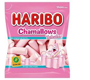Haribo Chamallows Tubular Espumas Dulces - 18 bolsas x 90g (1620 gr)
