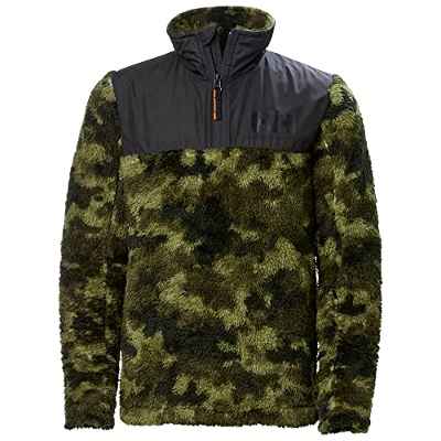 Helly Hansen Jr Champ 1/2 Zip Midlayer, Camisa Niños, Verde (Green), 16