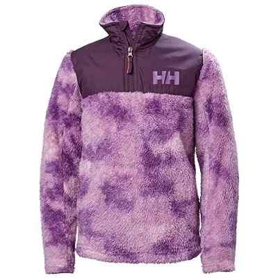 Helly Hansen Jr Champ 1/2 Zip Midlayer, Camisa Niños, Violeta (Purple), 12