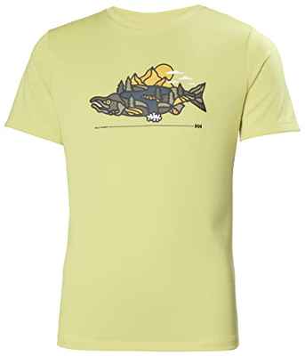 Helly Hansen Jr Marka Camisa de Tenis, Unisex niños, 455 Endive, 8 Years