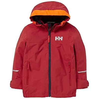 Helly Hansen K Shelter 2.0 - Chaqueta para niños de 5 años, color rojo